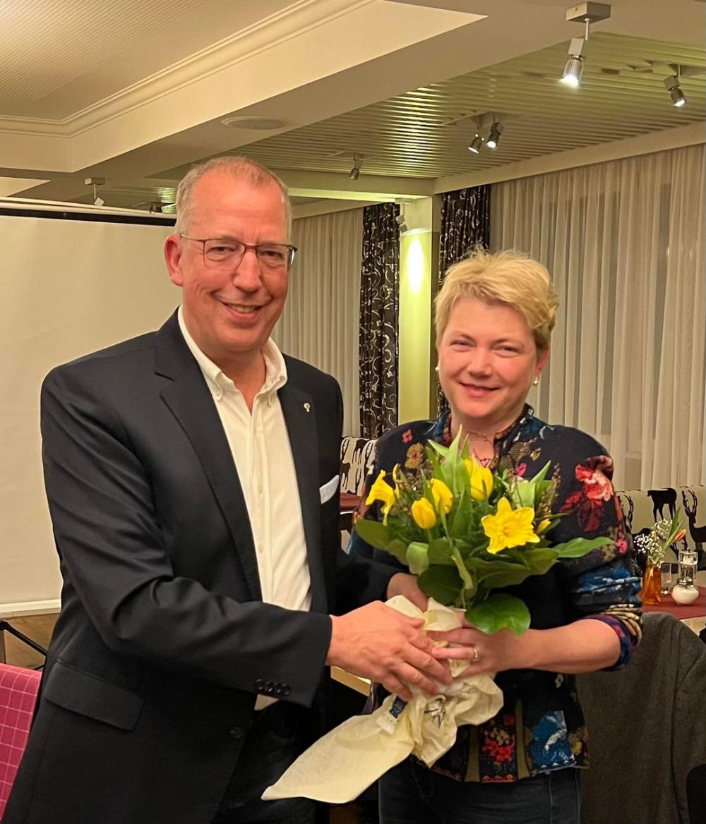 Dr. Peter Leidel und Christina Wawrzek